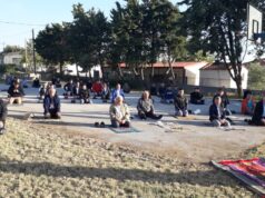 Büyük Doğanca’da tedbirli bayram namazı…