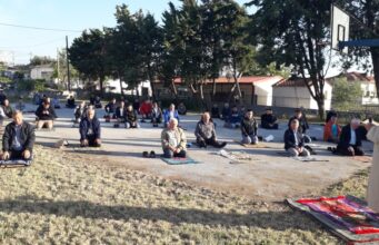 Büyük Doğanca’da tedbirli bayram namazı…